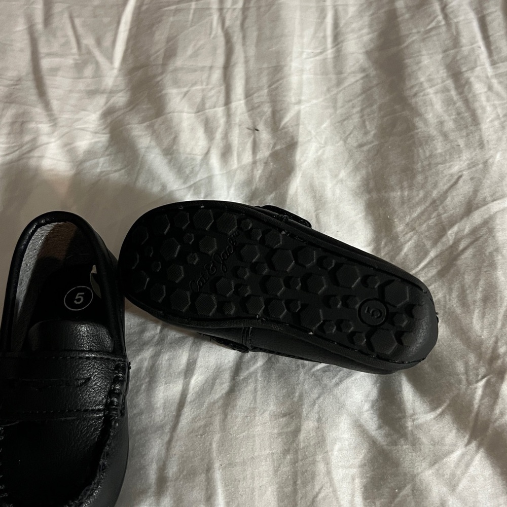 Cat & Jack Black Kids Slip-On Loafers - Picture 4 of 6